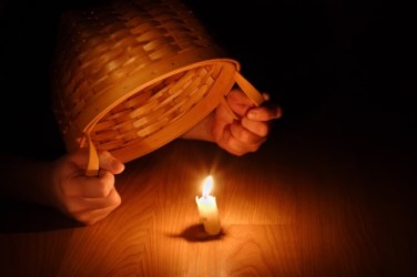 Shining Light (Biblical concept-Hiding your light under a bushel basket)