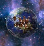Earth children together